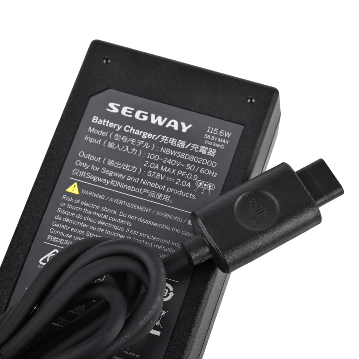 Original 115.6W 57.8V 2A Charger for Segway Ninebot GT1 GT2 Superscoooter Battery Charger Power Supply Adapter Parts